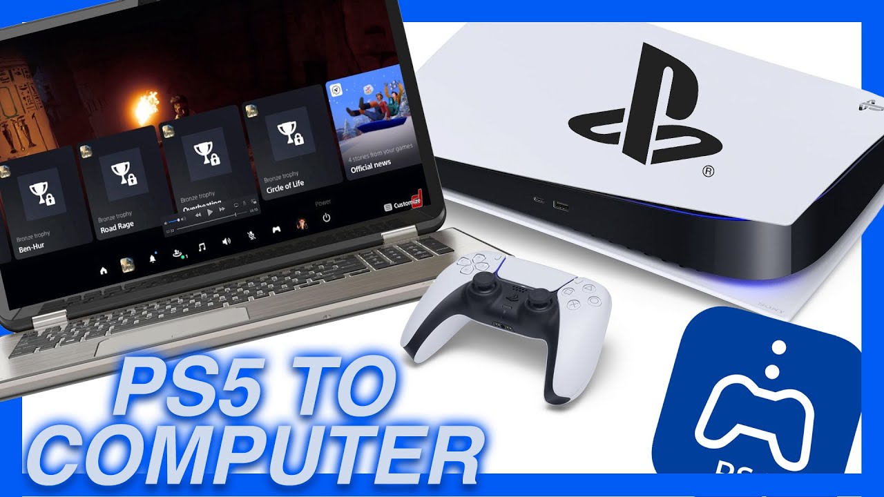 how to hook up a ps5 to a laptop
