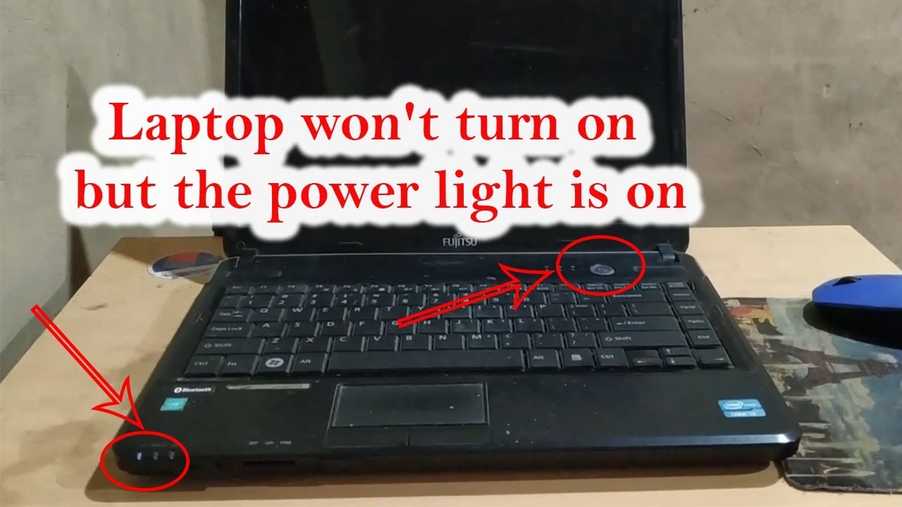 When I Press A Laptops Power Button The Indicator Light Blinks But The Laptop Isn't On How Can I Fix It